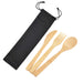 Miso Bamboo Cutlery Set in Microfibre Pouch