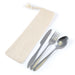 Banquet Cutlery Set in Calico Pouch