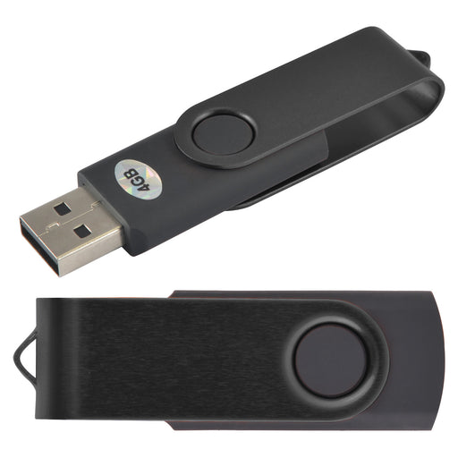 Swivel USB Flash Drive - 4GB