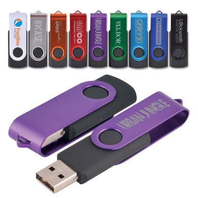 Swivel USB Flash Drive - 4GB