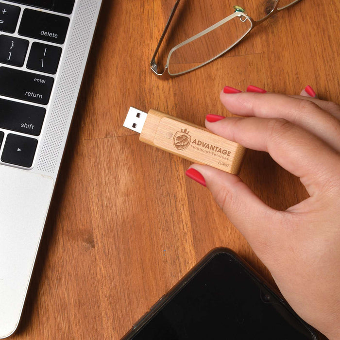 Bamboo USB Flash Drive - 4GB