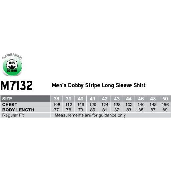 Dobby Stripe Long Sleeve Shirt - available in ladies and mens