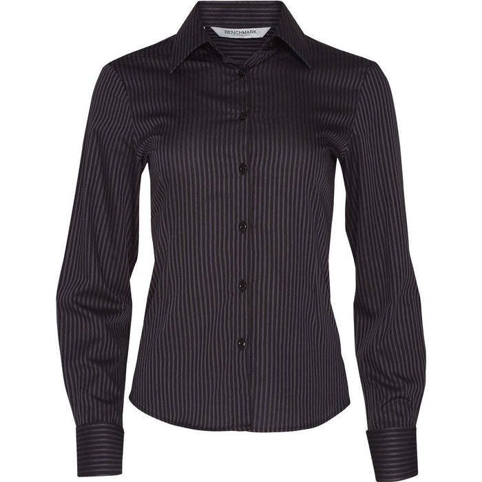 Dobby Stripe Long Sleeve Shirt - available in ladies and mens