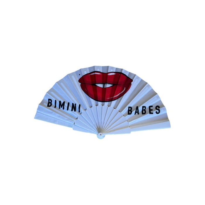 Branded Printed Fabric Hand Fans - Custom Promotional Product