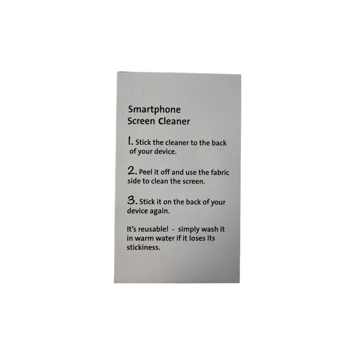 Microfibre Sticky Screen Cleaner With Backing Card - Custom Promotional Product