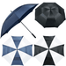 Course 62 inch Vented Golf Umbrella