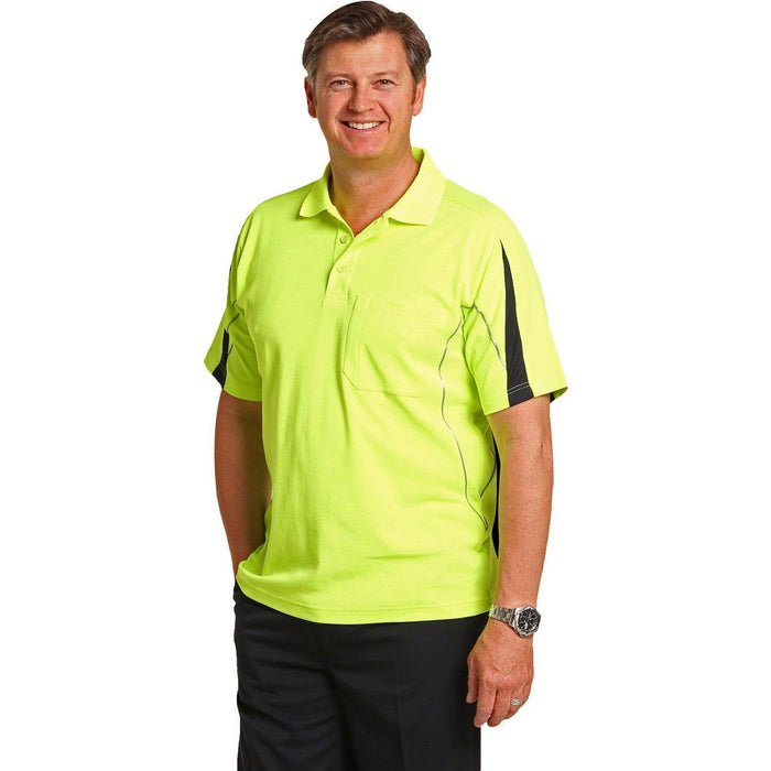 HI-VIS LEGEND SHORT SLEEVE POLO Mens