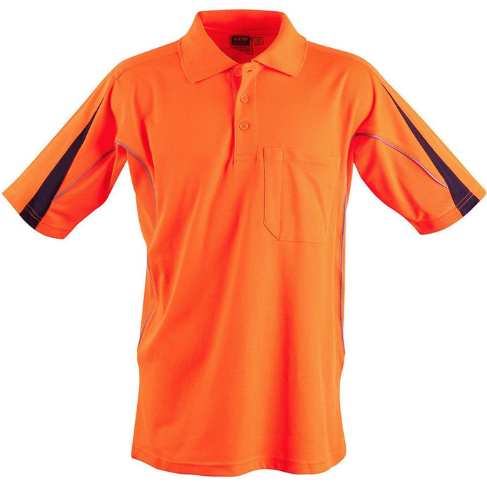 HI-VIS LEGEND SHORT SLEEVE POLO Mens