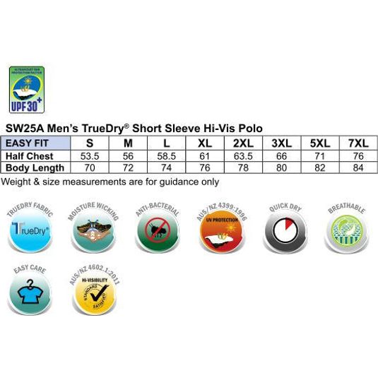 HI-VIS LEGEND SHORT SLEEVE POLO Mens