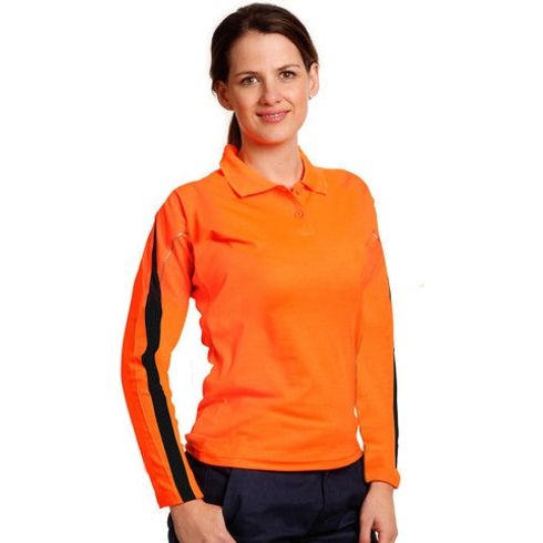 HI-VIS LEGEND LONG SLEEVE POLO Ladies