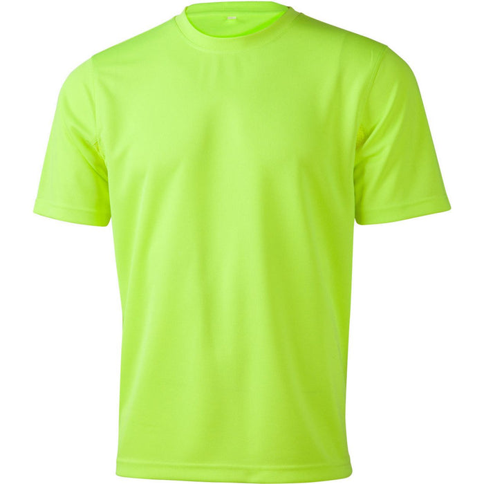 HI-VIS MINI WAFFLE SAFETY TEE-Unisex