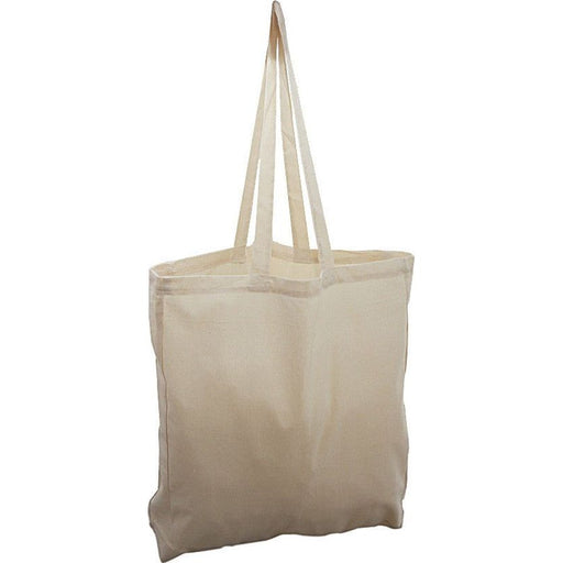 Promotional Long Handle Calico Bag with Gusset