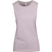 Ladies 160gsm 100% combed cotton sleeveless tee